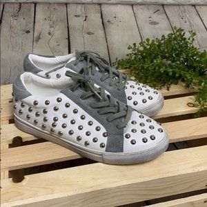 Shu Shop Quasar White Studded Sneaker